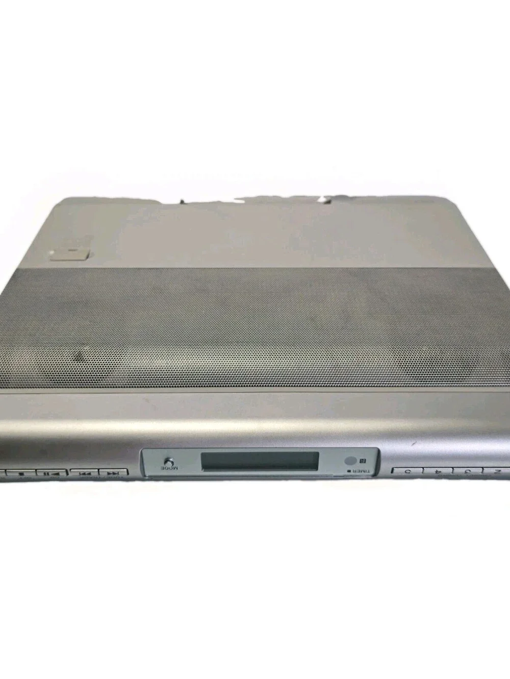Sony ICF-CDK50 Under Cabinet CD Clock Radio AM/FM Mega Bass Tested Working